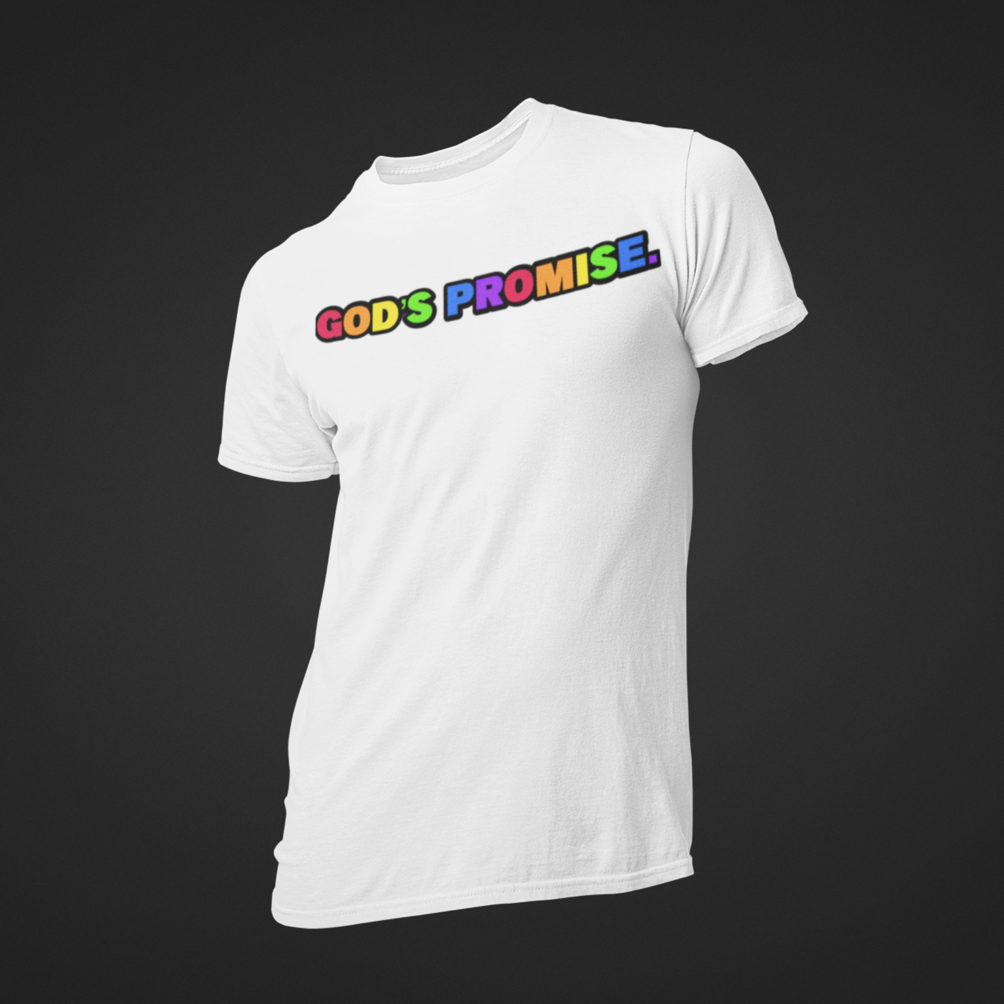 GOD’S PROMISE. Drip (black, white, red, orange, yellow, blue, green, purple) Short Sleeve GODISMYDRIP T-Shirt