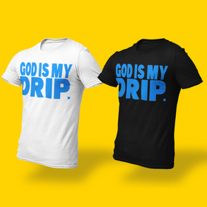 Neon “Flavors” Drip (neon yellow, neon green, neon blue, neon pink) Short Sleeve GODISMYDRIP T-Shirt