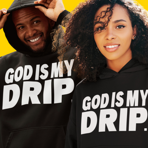 “GOD’S FAVORITE HOODIE” Drip (white, purple, yellow, blue, red, green, pink) long sleeve GODISMYDRIP Hoodie