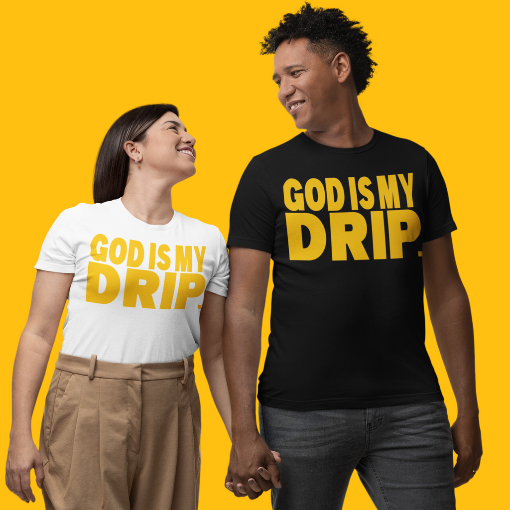 “Bee Yourself” (shits/black & pink) Short Sleeve GODISMYDRIP T-Shirt