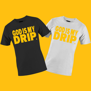 “Bee Yourself” (shits/black & pink) Short Sleeve GODISMYDRIP T-Shirt