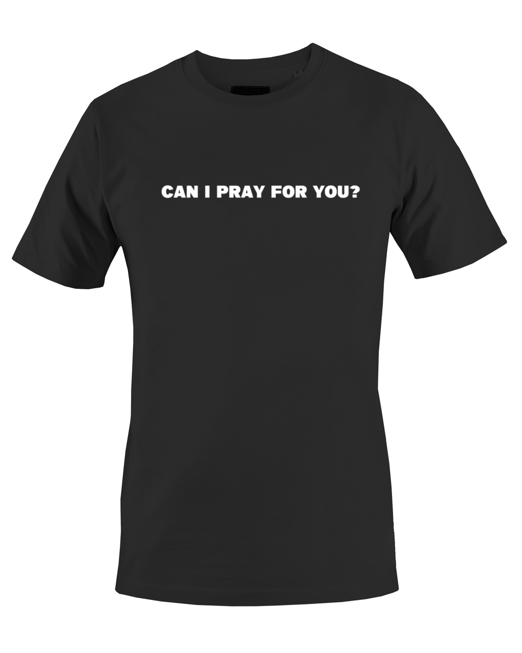 Black Drip (white) Short Sleeve Can I Pray For You T-Shirt